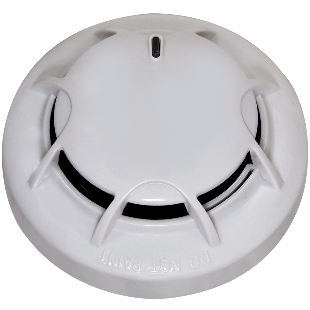 Optischer Rauchmelder, weißVerkabelter optischer Hitzemelder, 360°, IP2X, weiß, Decke