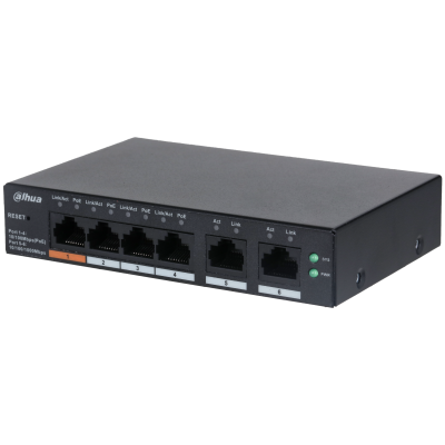 6 Port cloud managed switch mit 4PoE-Ports-1