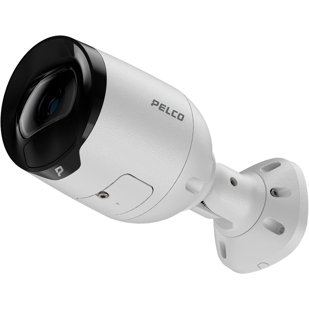 Pelco IP-Bullet-Kamera, 5 MP, 2,7 - 13,5 mm, IR 30 m, IP66, IP67, IK08, IK10, NDAA, weiß