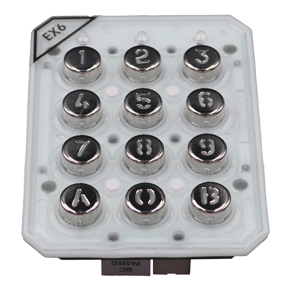 Visual Plus Platine-Standalone-Codeschalter Verkabelt EX6-TM-1