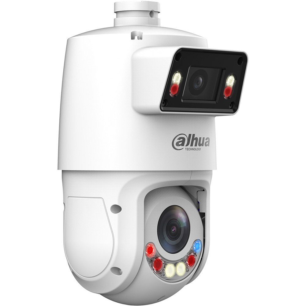 Dahua IP-PTZ-Dome-Kamera 4MP + 4MP, 5 – 125 mm, IR 100m, IP66, weiß-2