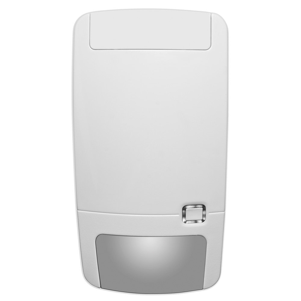 Drahtloser Dual-PIR/MW-Bewegungsmelder 433 MHz, 12 m Reichweite, weiß, Frontansicht