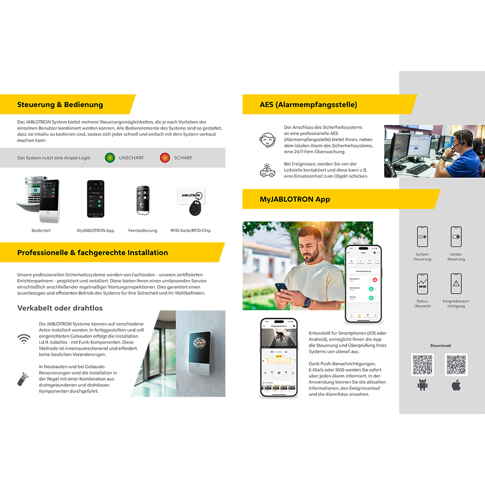 Jablotron Systeme Endkundenbroschüre, 8-seitig-3