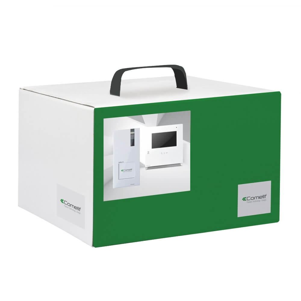 Comelit Einfamilienhauskit Quadra 1-4 WE, Monitor Icona, SB2