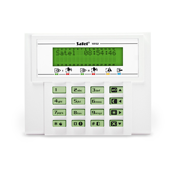 Satel Versa LCD-Bedienteil, grau, VERSA-LCD-GR