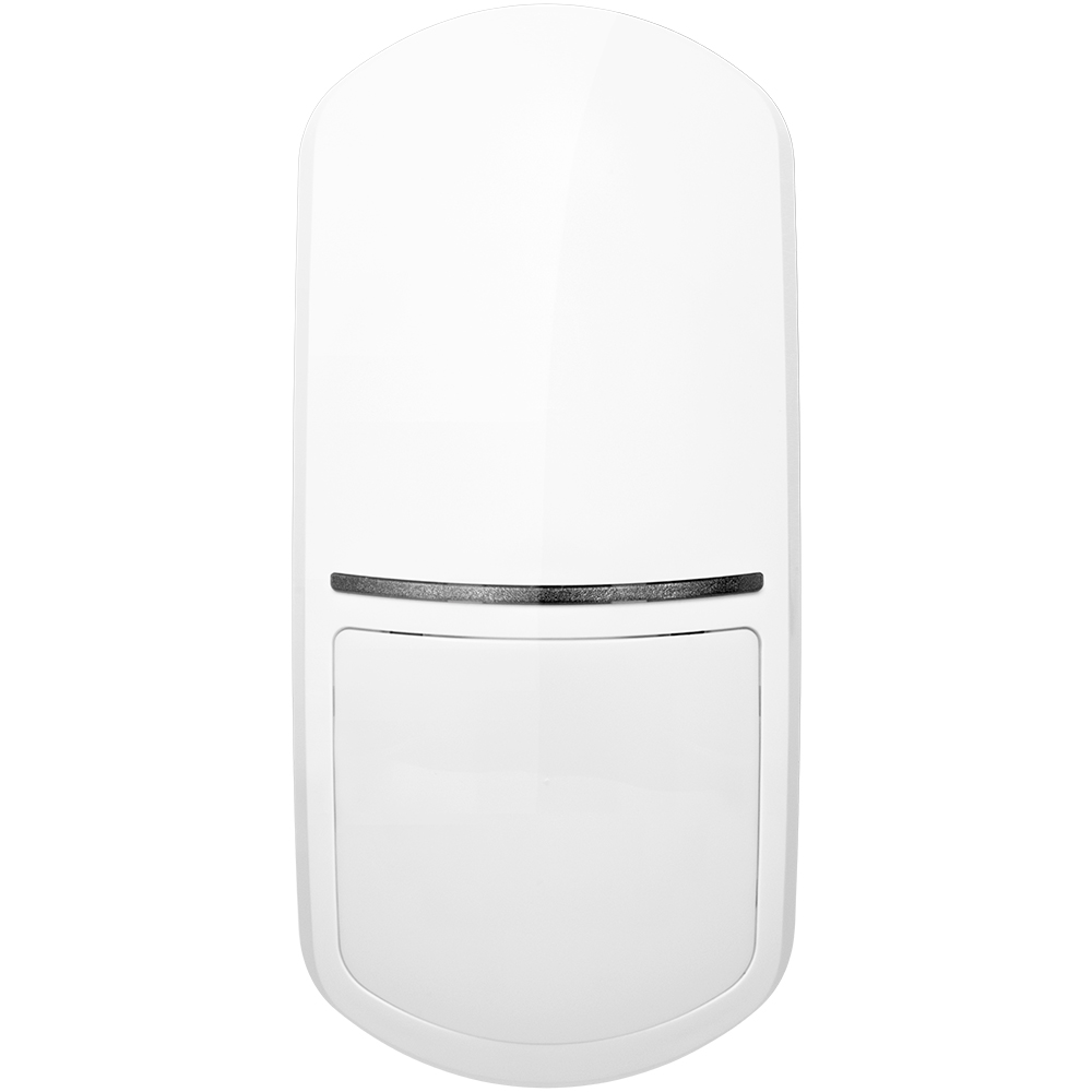 BUS-Dual-PIR/MW-Melder mit inakitver LED in weißem Gehäuse