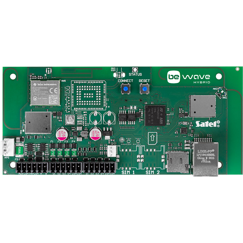 Simmkarte, Entwicklerplatine, SIM 1, SIM 2, Ethernet/USB-Modul