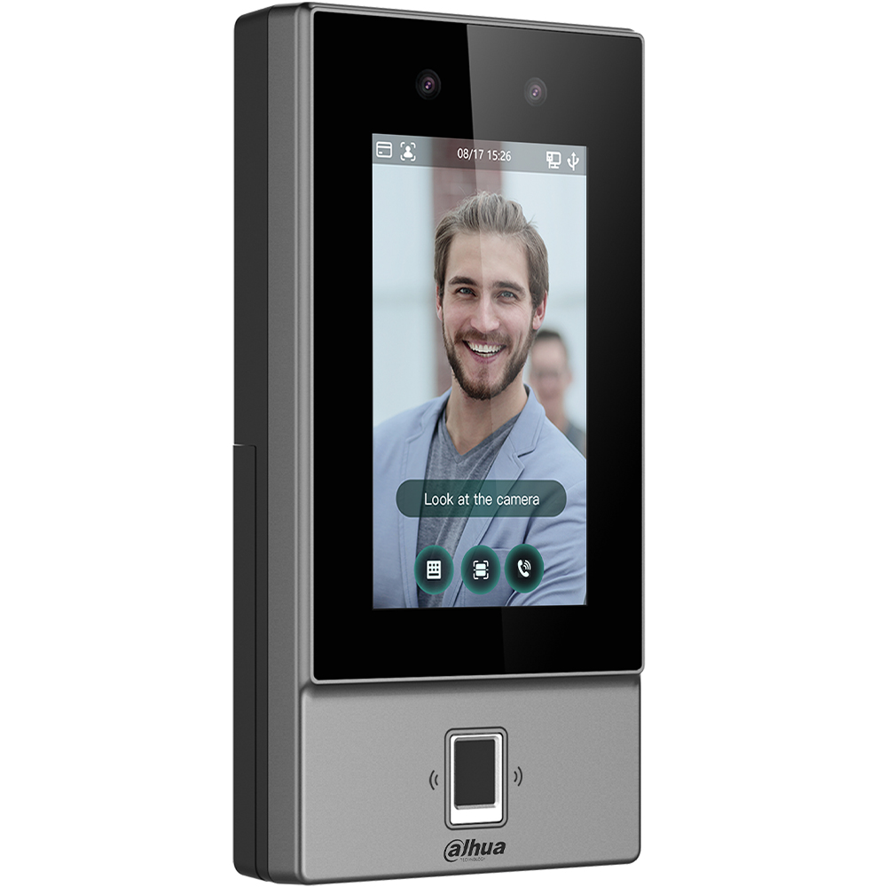 Gesichtserkennung, Video-Türsprechanlage, Intercom, Smartphone-Display, Kamera