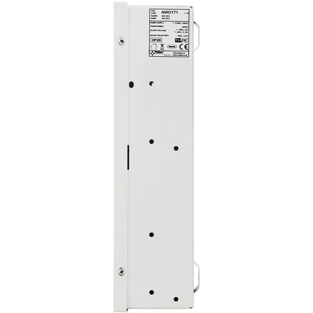 2U Rack Power, Gleichstrom-Netzteil, IP20, weiße Metallgehäuse, Industrie-Modul
