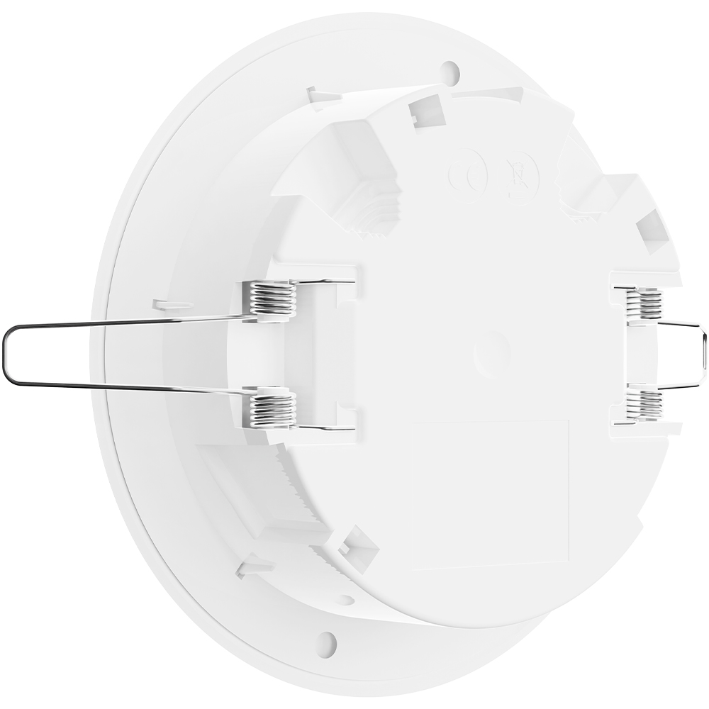 downlight, Montage, Einbauleuchte, Federklammern, weiß