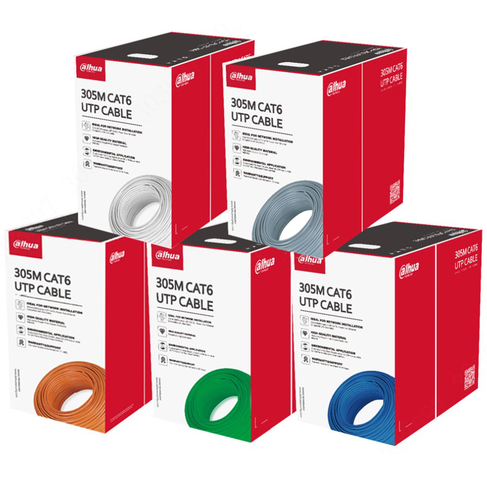Dahua CAT6 UTP Kabel 305m, blau-1