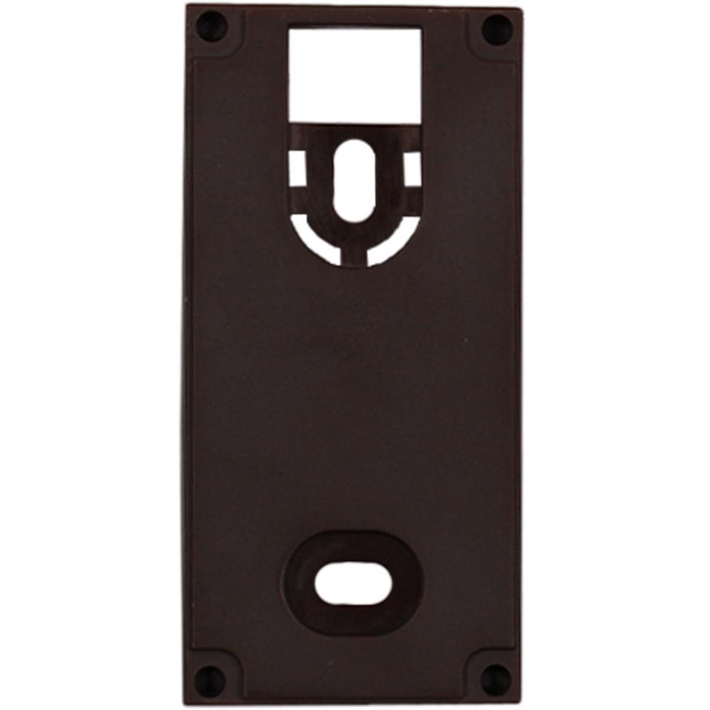 Unterlegplatten für Magnetkontaktsender, braun