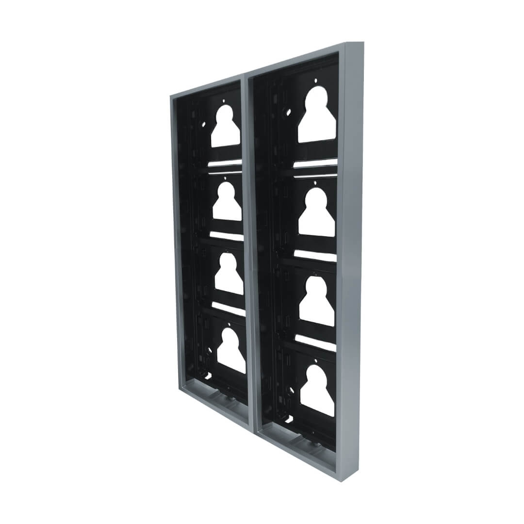 Comelit AP-Gehäuse Ultra, 8 Module, Alu - UT9178