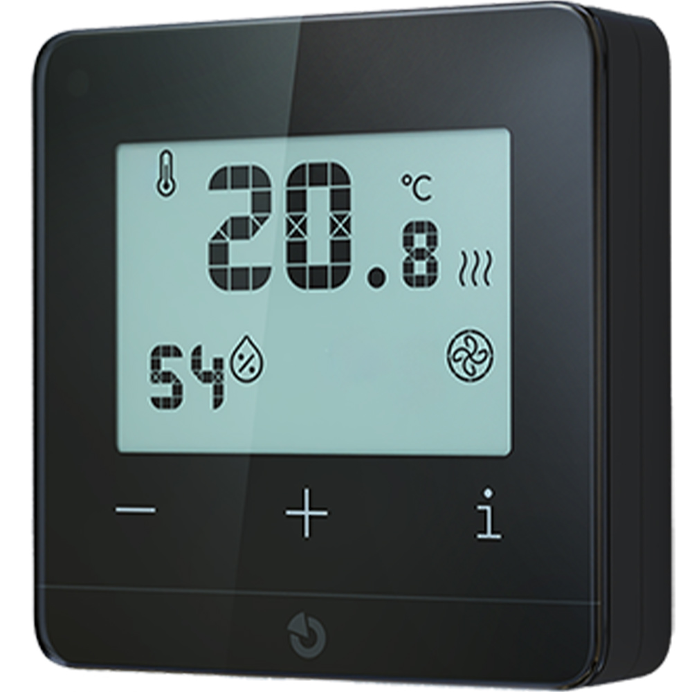 Funk-Thermostat, anthrazit