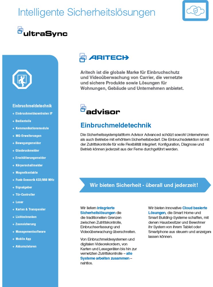 Aritech Einbruchsmeldetechnik Broschüre-3
