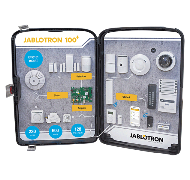 PI-DECASE100+ Jablotron JA-100 Demo-/Präsentationskoffer