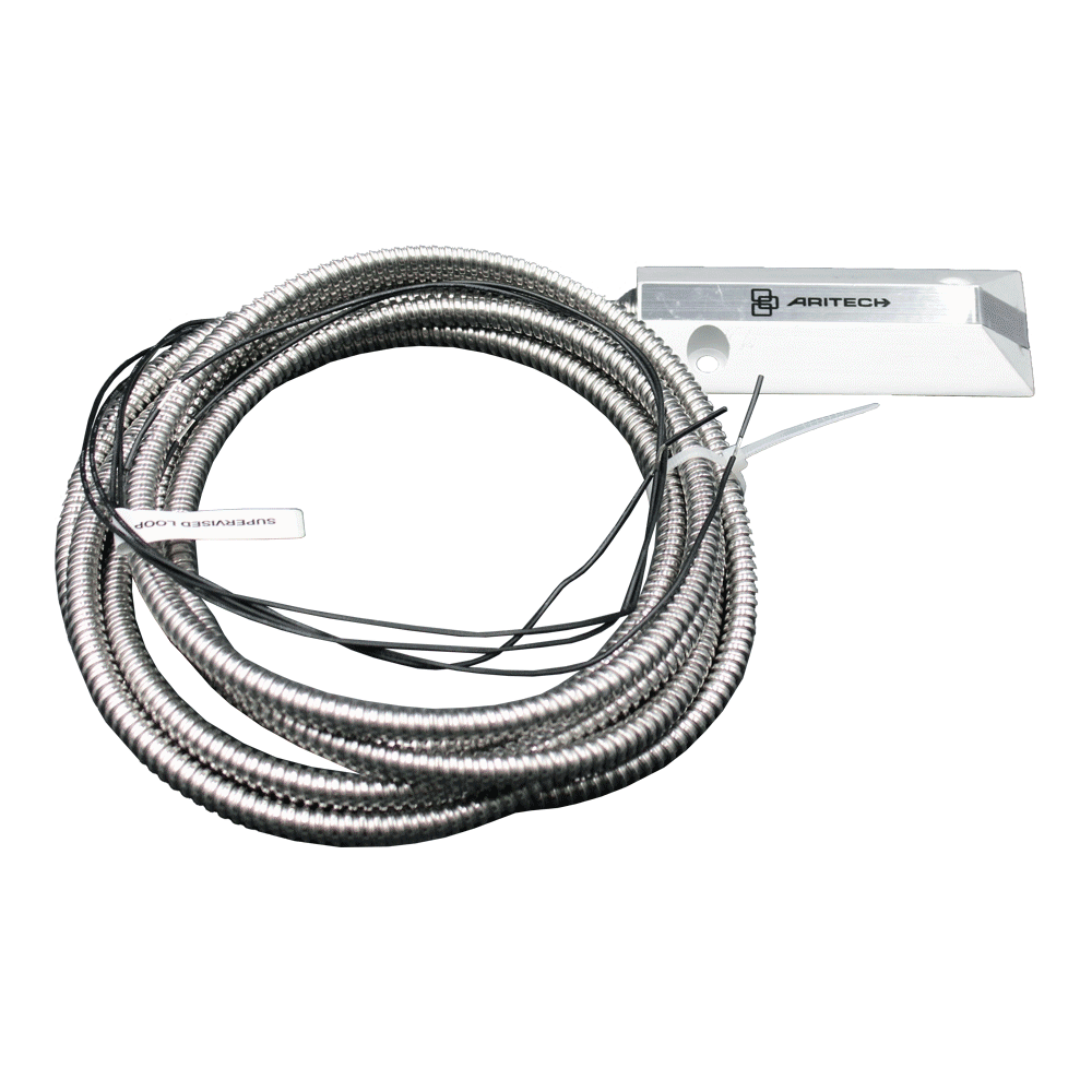 Aritech Rolltorkontakt DC109 mit Metallspiralkabel zur Überwachung von Rolltoren