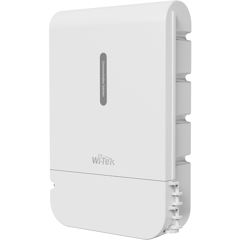 Outdoor-PoE-Switch, 10 Ports, 8 Ports PoE, 2 Ports SFP, cloud managed, IP65, Mast, Wand