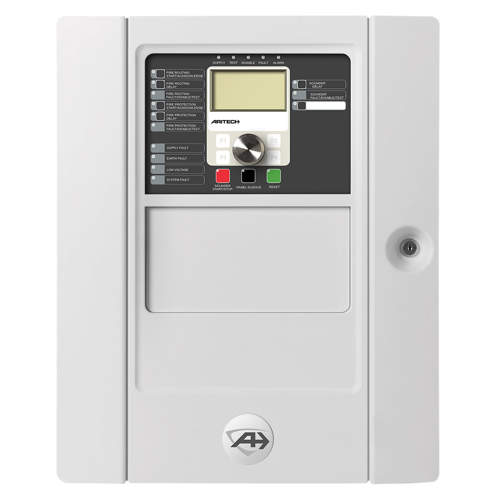 Brandmeldezentrale, adressierbar, 1 Ring großes Gehäuse-1