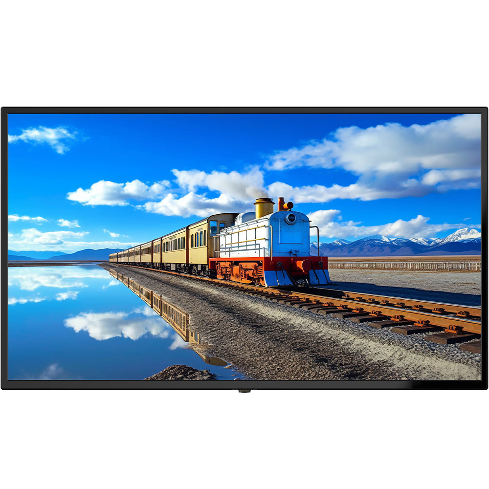 Schienenzug, Dampflok, Zugwagen, Gleise, Landschaft