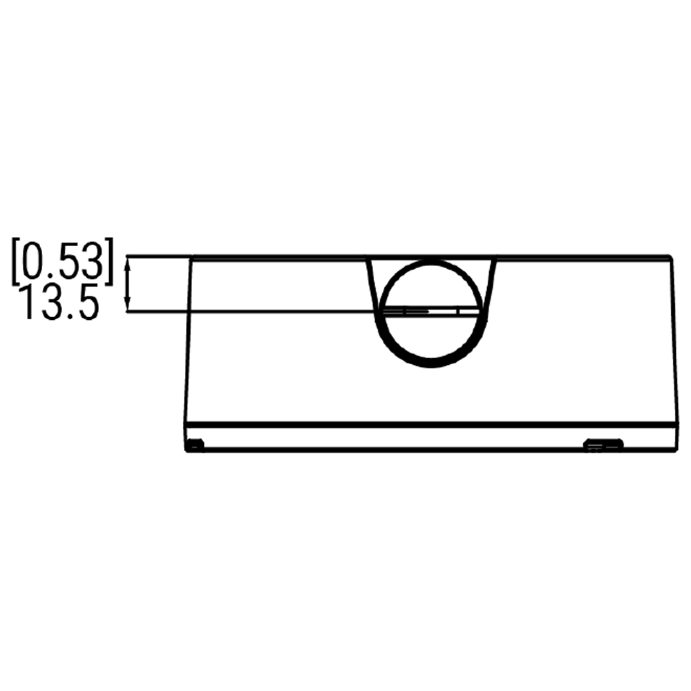 Pelco Montagebox, für Outdoor Dome-Kameras, weiß