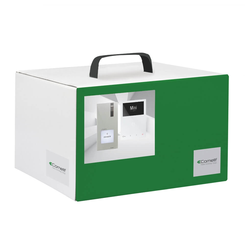 Comelit Einfamilienhauskit Quadra 1-4 WE, Mini HF mit T-Spul