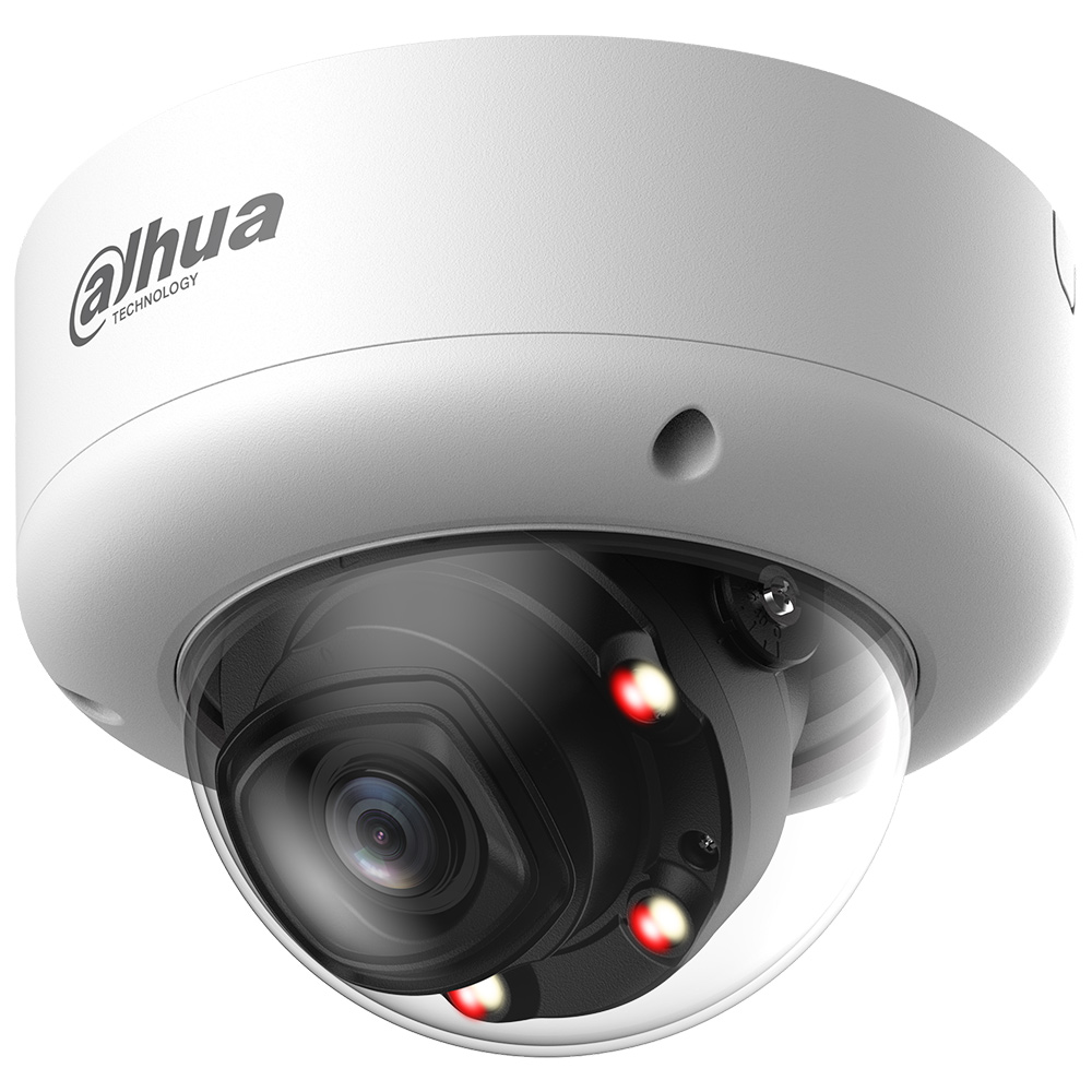 IP-Dome-Kamera, 8 MP, 8 - 32 mm, IR 80 m, IP67, IK10, weiß
