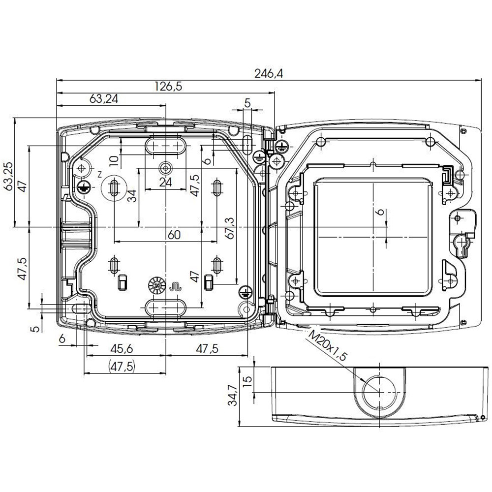 Aritech Druckknopfmelder "Feuer"-1