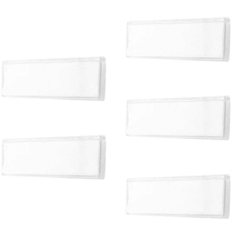 Namensschilder, inkl. Silikonhalter, VE = 5 Stk.