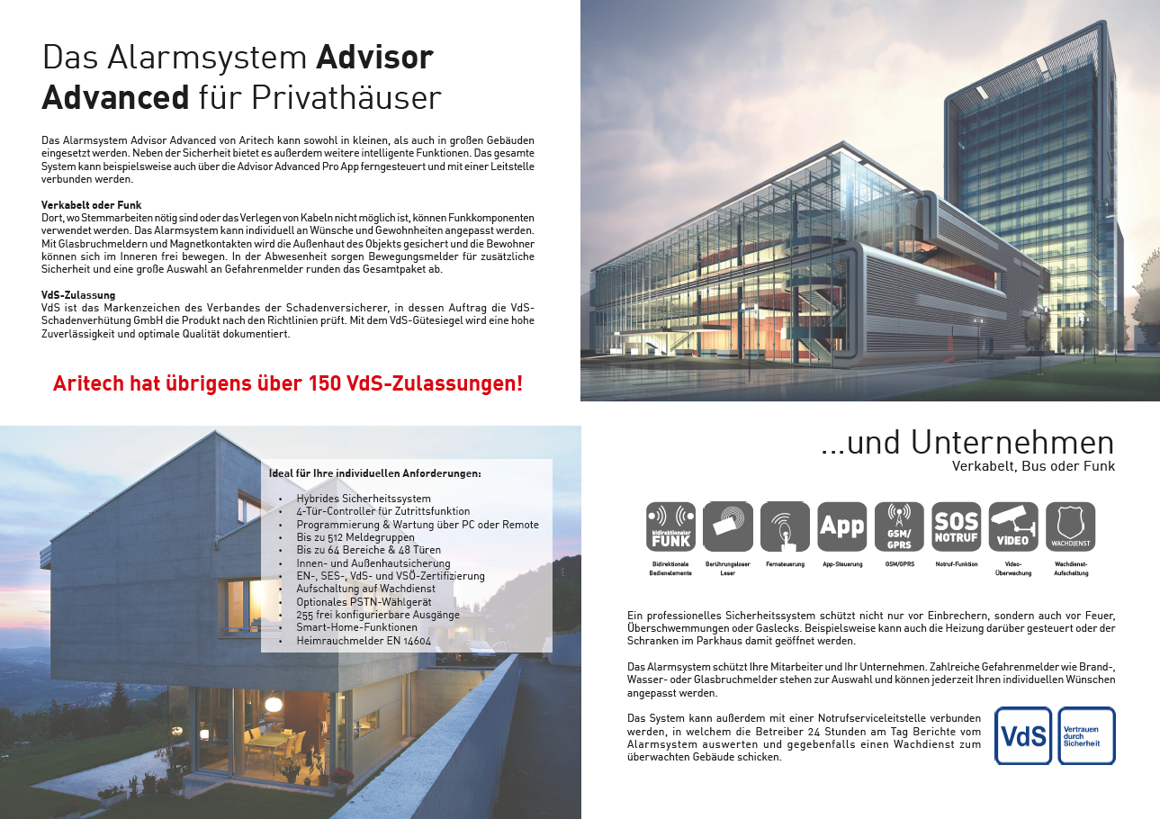 Aritech Advisor Advanced Endkundenbroschüre-1
