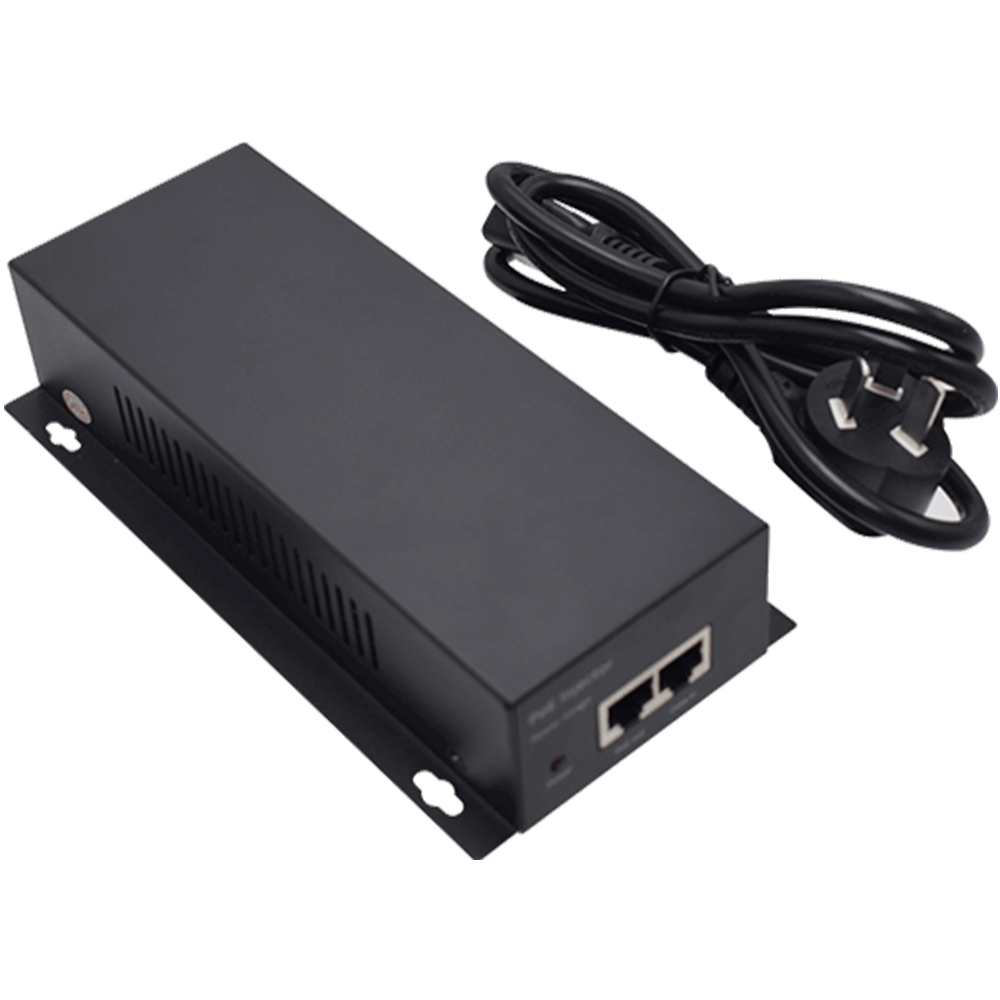 Wi-Tek PoE-Injektor, 2 Ports, 90 W, schwarz, Desktop, Wand-1