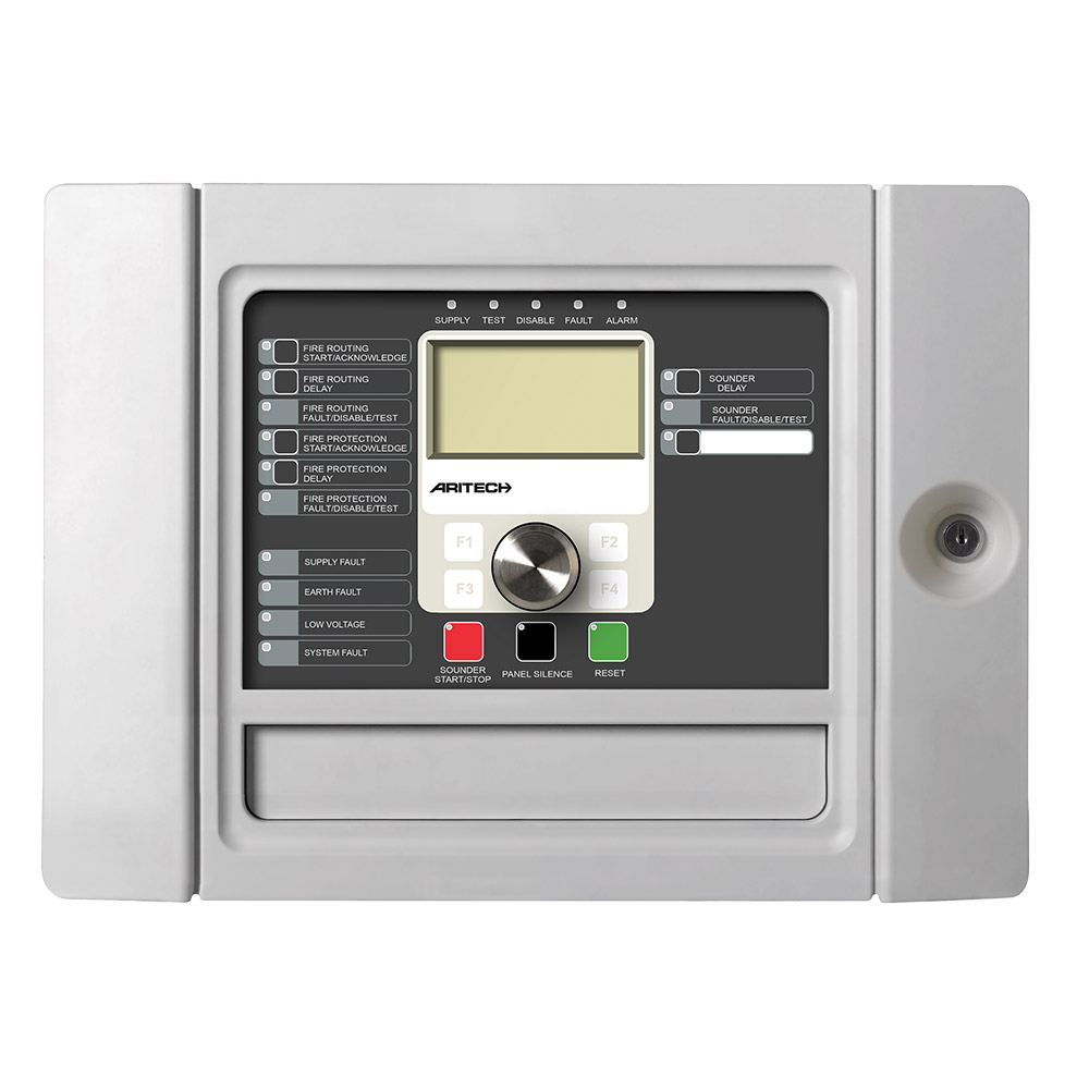 Brandmeldezentrale, adressierbar, 1 Ring kleines Gehäuse-1