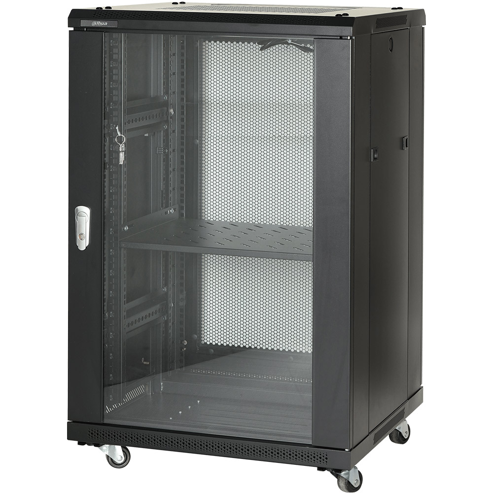 Dahua 19" Schaltschrankgehäuse, 18U, schwarz-1