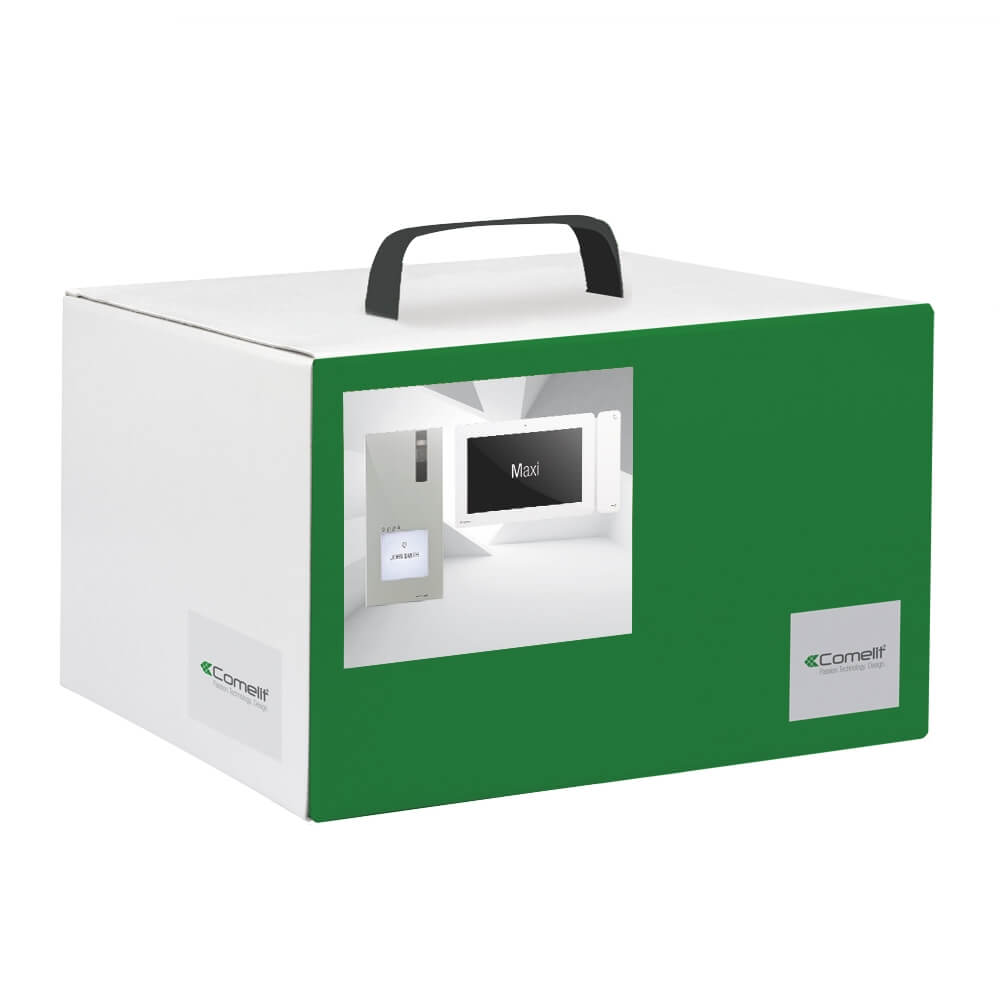 Comelit Einfamilienhauskit Quadra 1-4 WE, Maxi mit T-Spule,