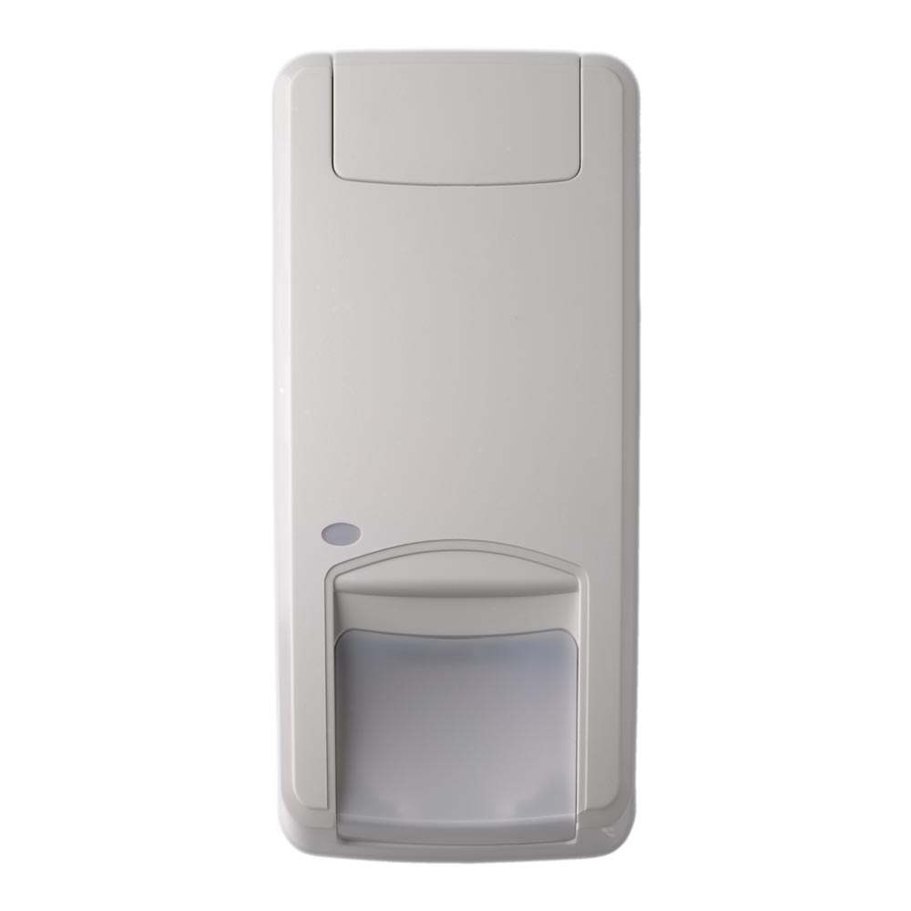 Frontansicht des weißen Aritech Dual-PIR-Bewegungsmelders