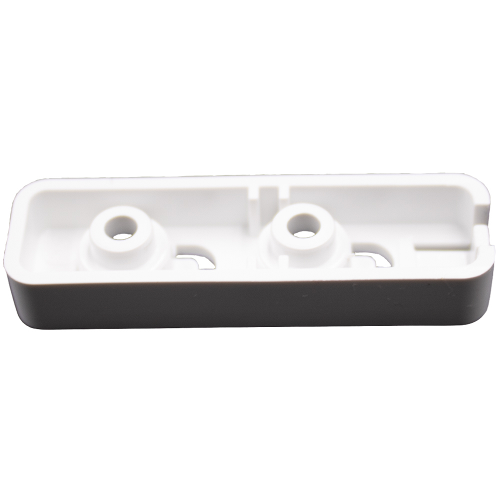 Unterlegplatten Rückansicht, weiß