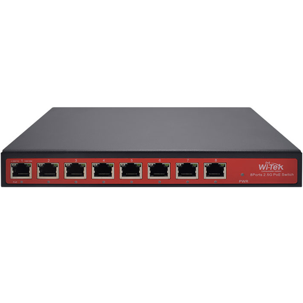 Witek Ethernet-Switch, 8 Ports PoE, Desktop-3