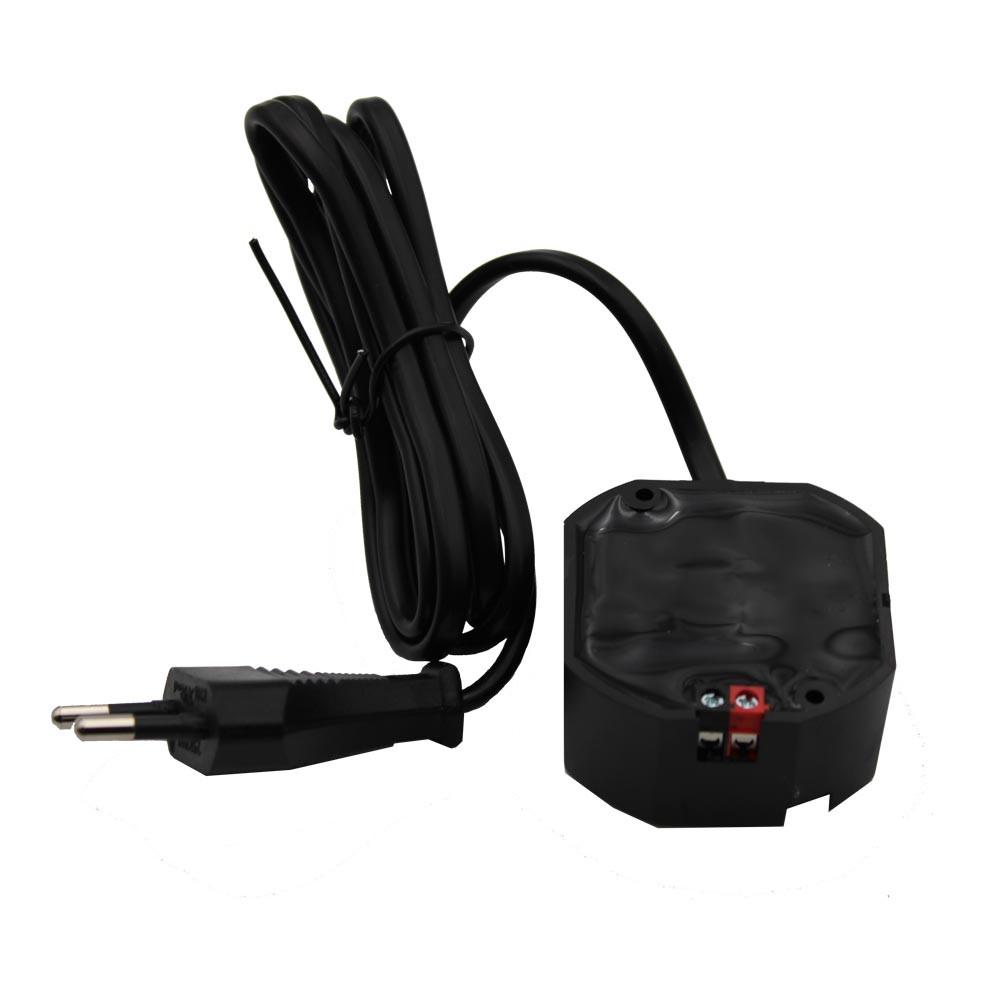 Einbau-Ersatznetzteil 12 VDC/500 mA für AJA-JA151ABASE, mit Eurostecker, schwarz