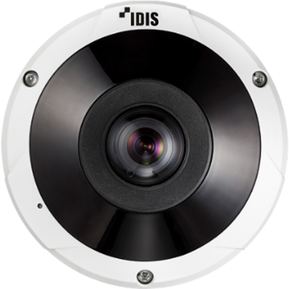 IDIS Fisheye-Kamera, 12MP, 1,6mm fix, NDAA-2