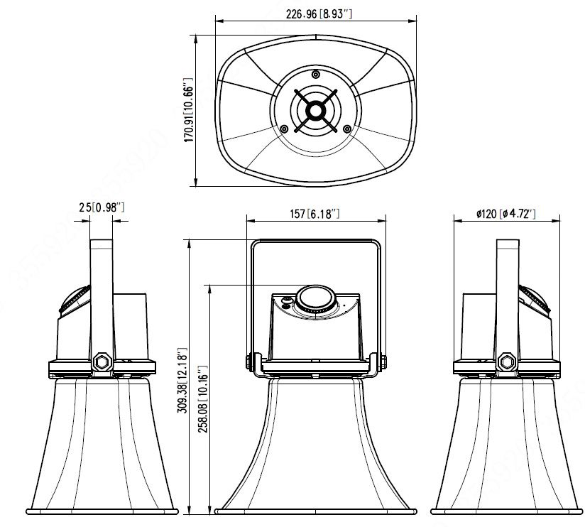 Dahua IP-Lautsprecher, mit eingebautem Mikrofon-1