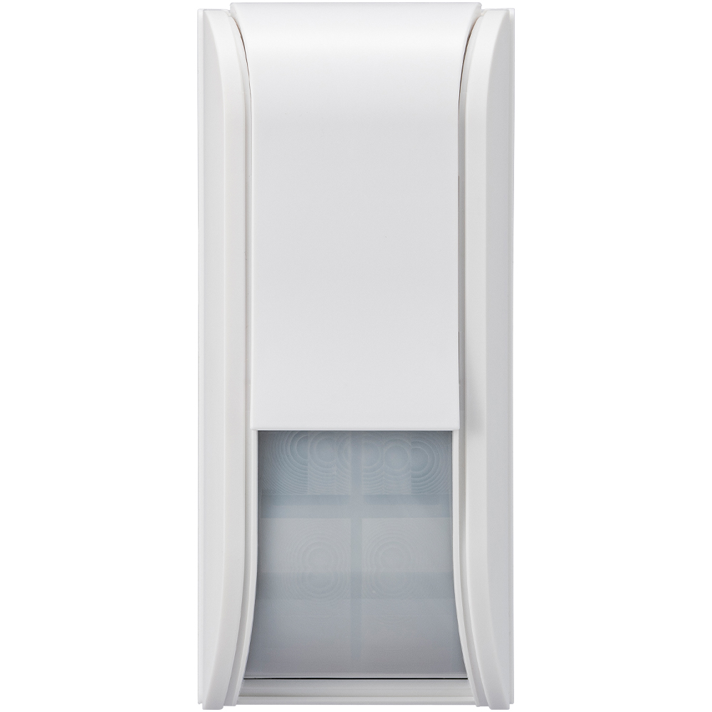 Bewegungsmelder, Sensor, Funk, Glasfront, Weiß